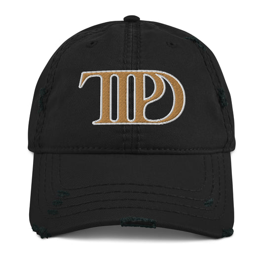 Taylor Swift Album The Tortured Poets Department Inspired Distressed Embroidered Hat