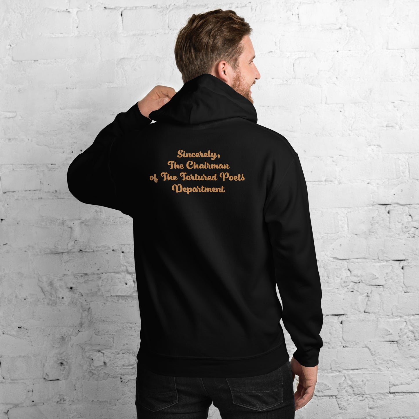 Taylor Swift Album The Tortured Poets Department Inspired Eco Unisex Embroidered Hoodie