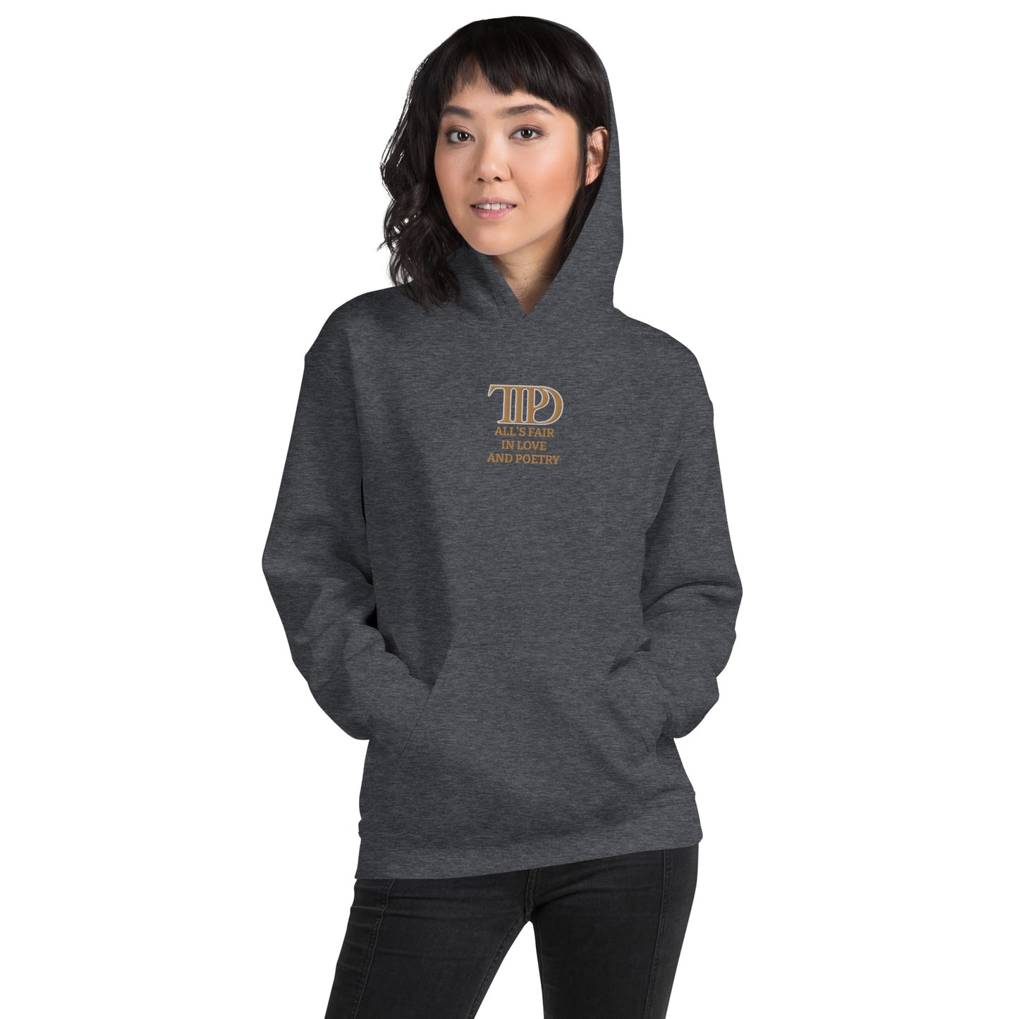 Taylor Swift Album The Tortured Poets Department Inspired Eco Unisex Embroidered Hoodie